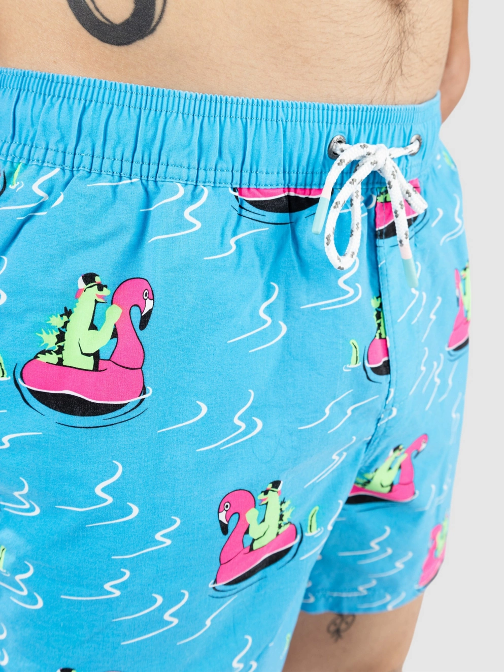 Party Pants River Dino Boardshorts blue