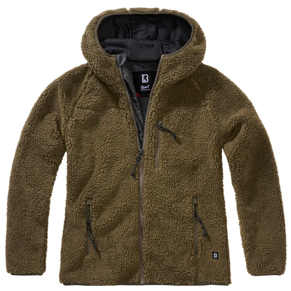 Brandit -  Jacke Teddyfleecejacket Hood Frauen
