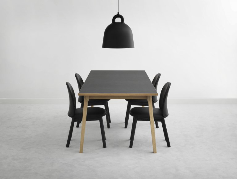 Normann Copenhagen Slice Linoleum tafel 200x90 bordeaux