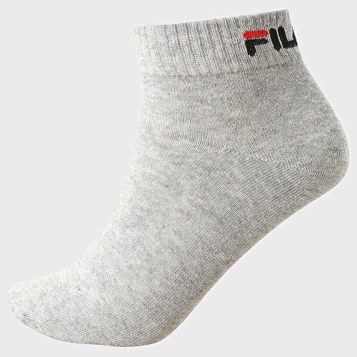 Lot De 3 Paires De Chaussettes Calza F9300 Noir Blanc Gris Chiné