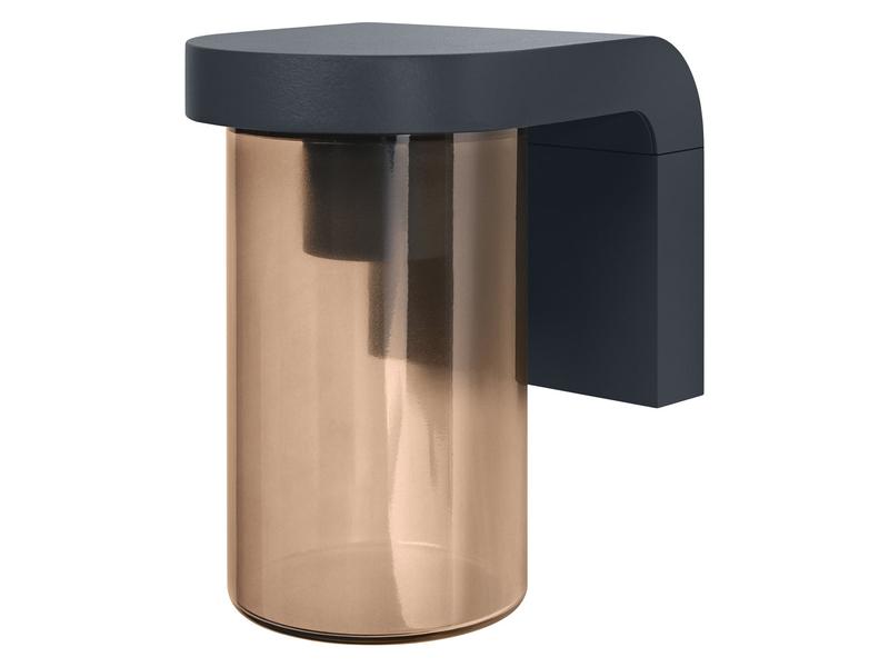 Ledvance Wandleuchte Endura Classic Cascade Wall, E27, Grau Leuchte für den Aussenbereich