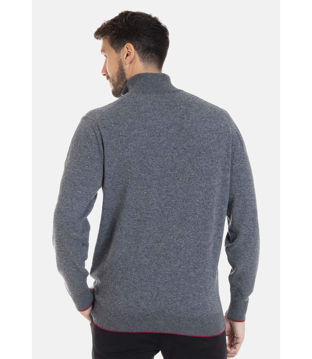 Pull manches longues col camioneur laine LIMA
