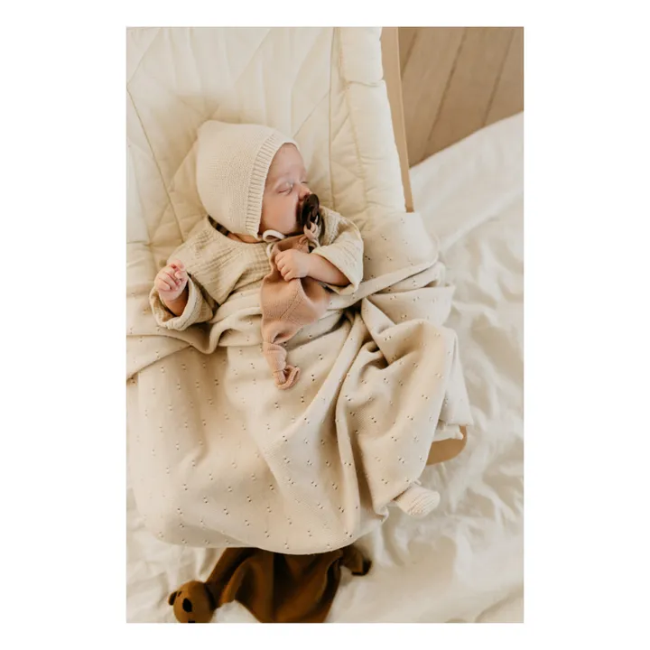 Hvid Béguin Dolly Laine Mérinos | Crème