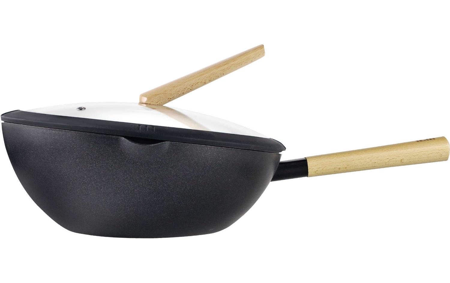 Wok »Ibili Luxe 30 cm« Edelstahl