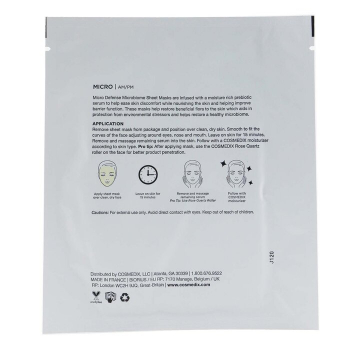 Cosmedix Micro Defense Microbiome Sheet Mask (Salon Size) 10sheets