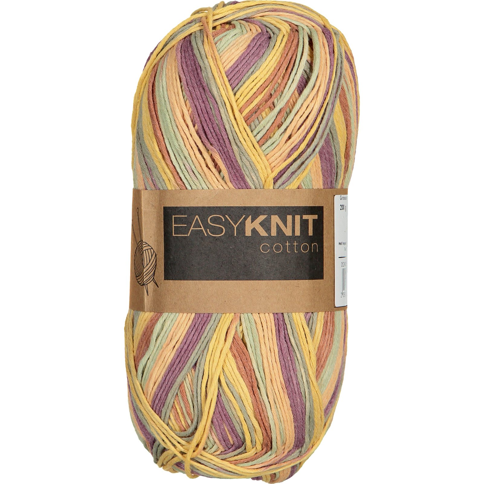 Strickgarn meliert 200 g / Knäuel grün
