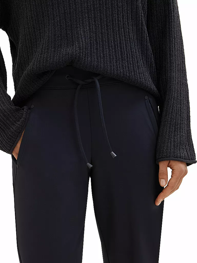 TOM TAILOR Hose Jogging Fit 7/8 dunkelblau