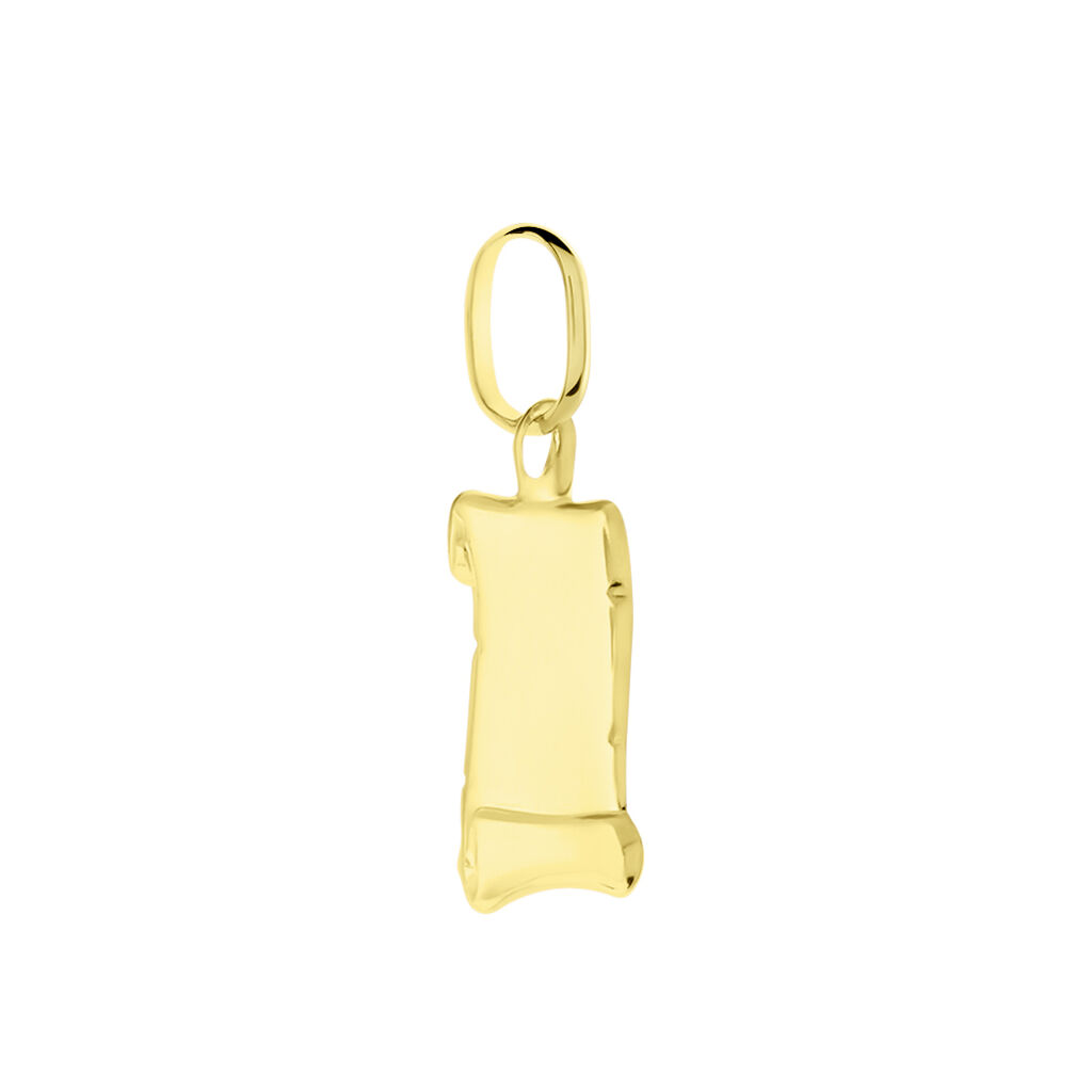 Pendentif Lamie Zodiaque Parchemin Or Jaune