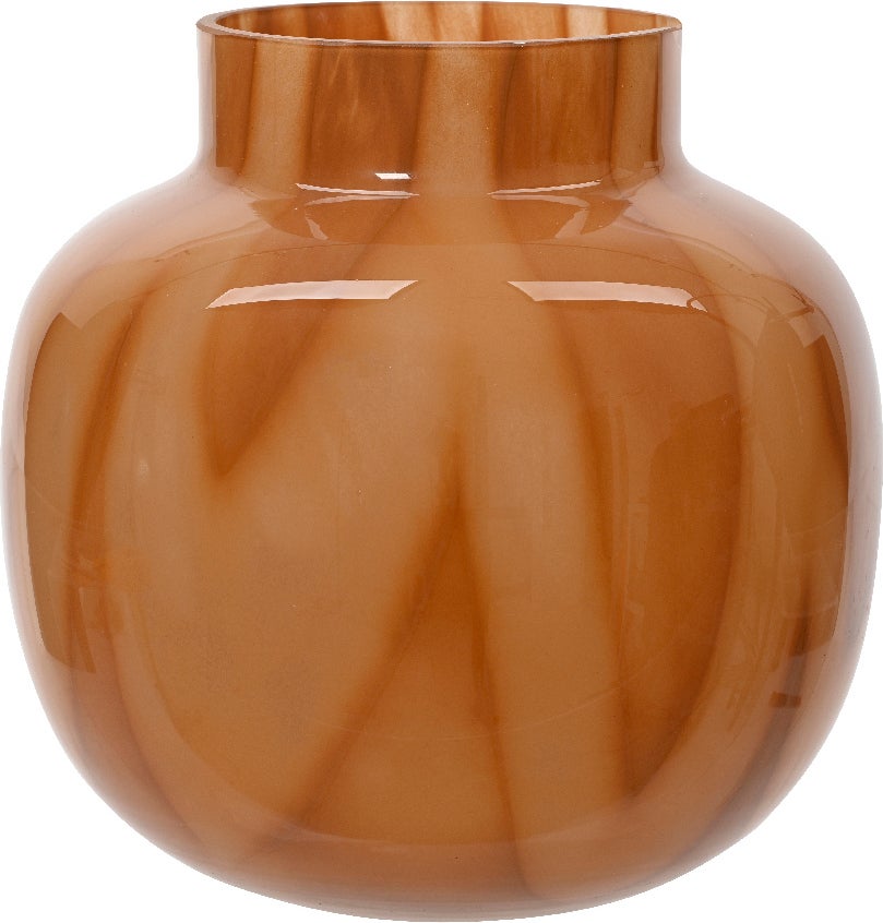 Decoris vaas Cider bruin D 20 H 19 cm