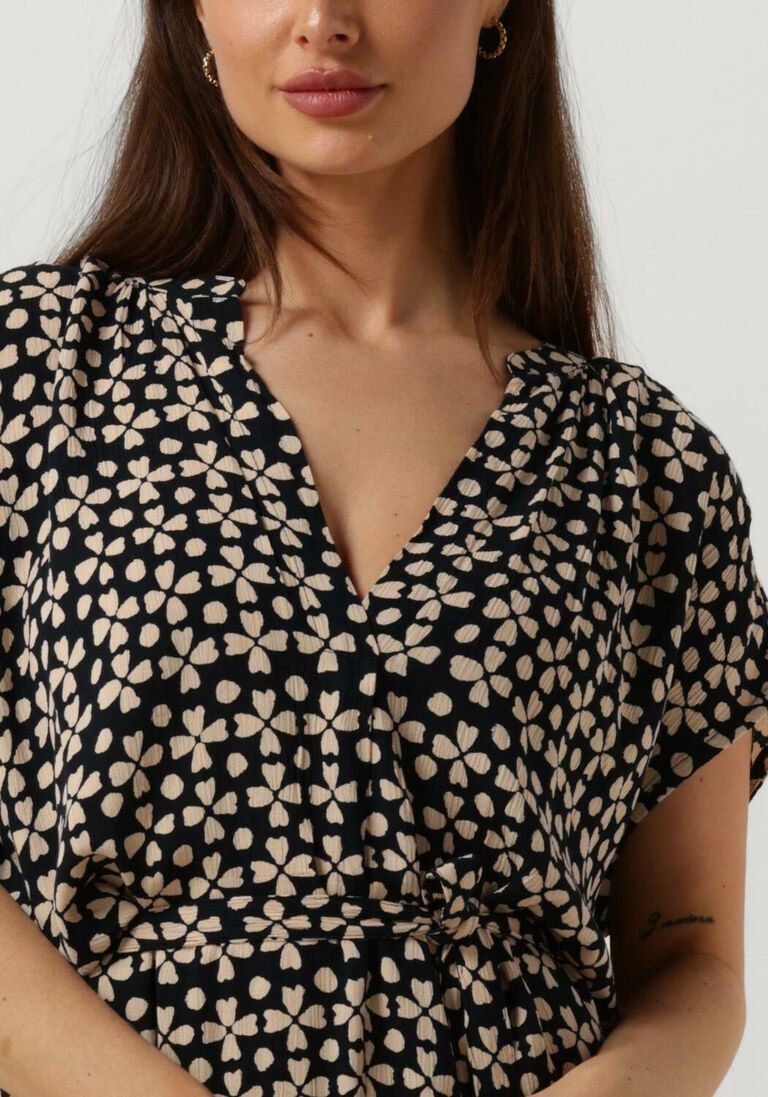 BY-BAR zwarte by-bar midi jurk victoria khandi dress