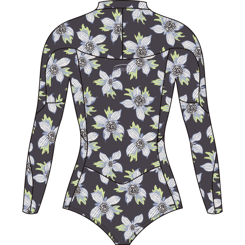 Yulex WulexWomen 2/2 mm LS - Combinaison de surf femme