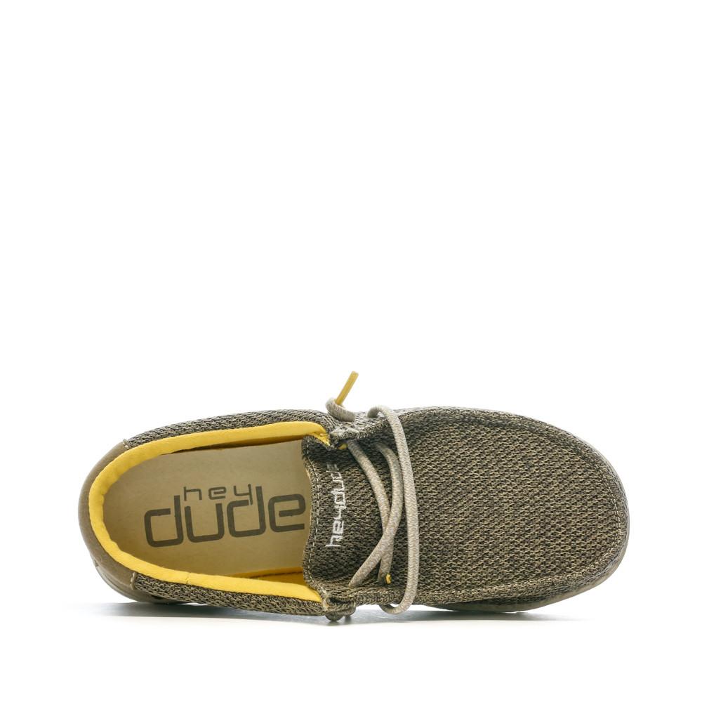 Hey Dude Chaussures Grises Garçon Hey Dude Wally Youth