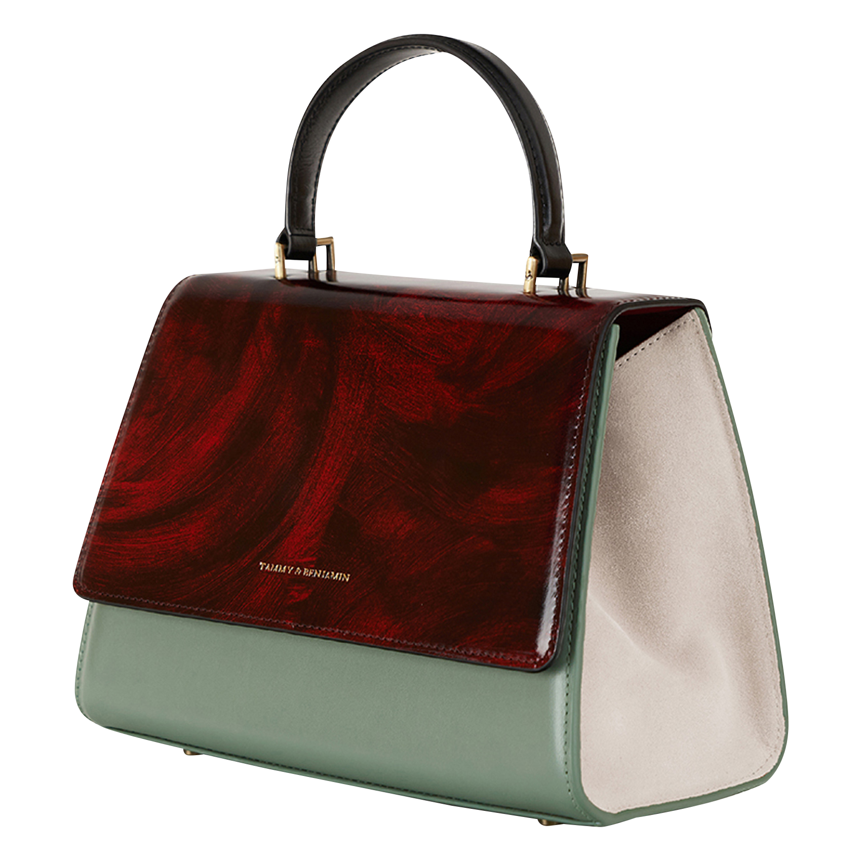 ALEXIA NANO - Mini sac à main en cuir| Multicolore