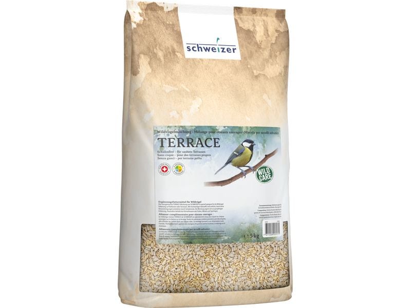 Eric Schweizer Vogelfutter Wildvogelmischung Terrace 5 kg Mischung ohne Schalen
