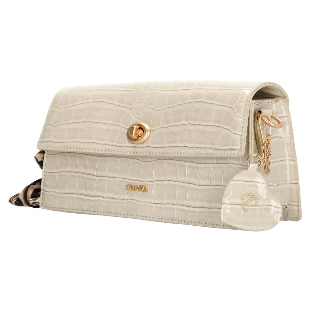 Charm London Knightsbridge Schoudertas Overslag Beige