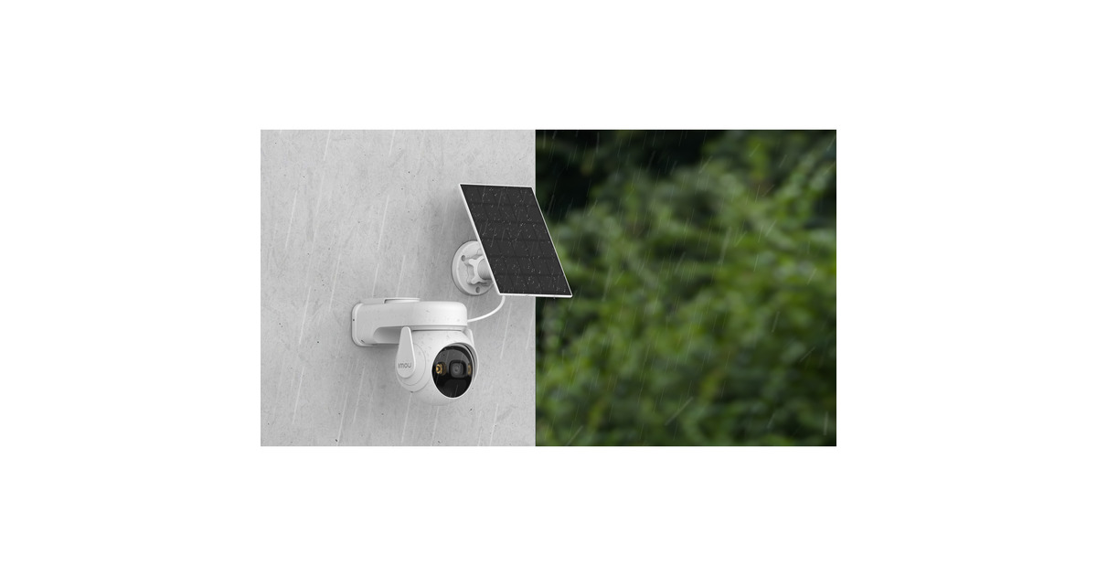 ImouCell PT Lite met Solar Panel beveiligingscamera  (Wit, 2K, 3MP, 5000 mAh batterij)