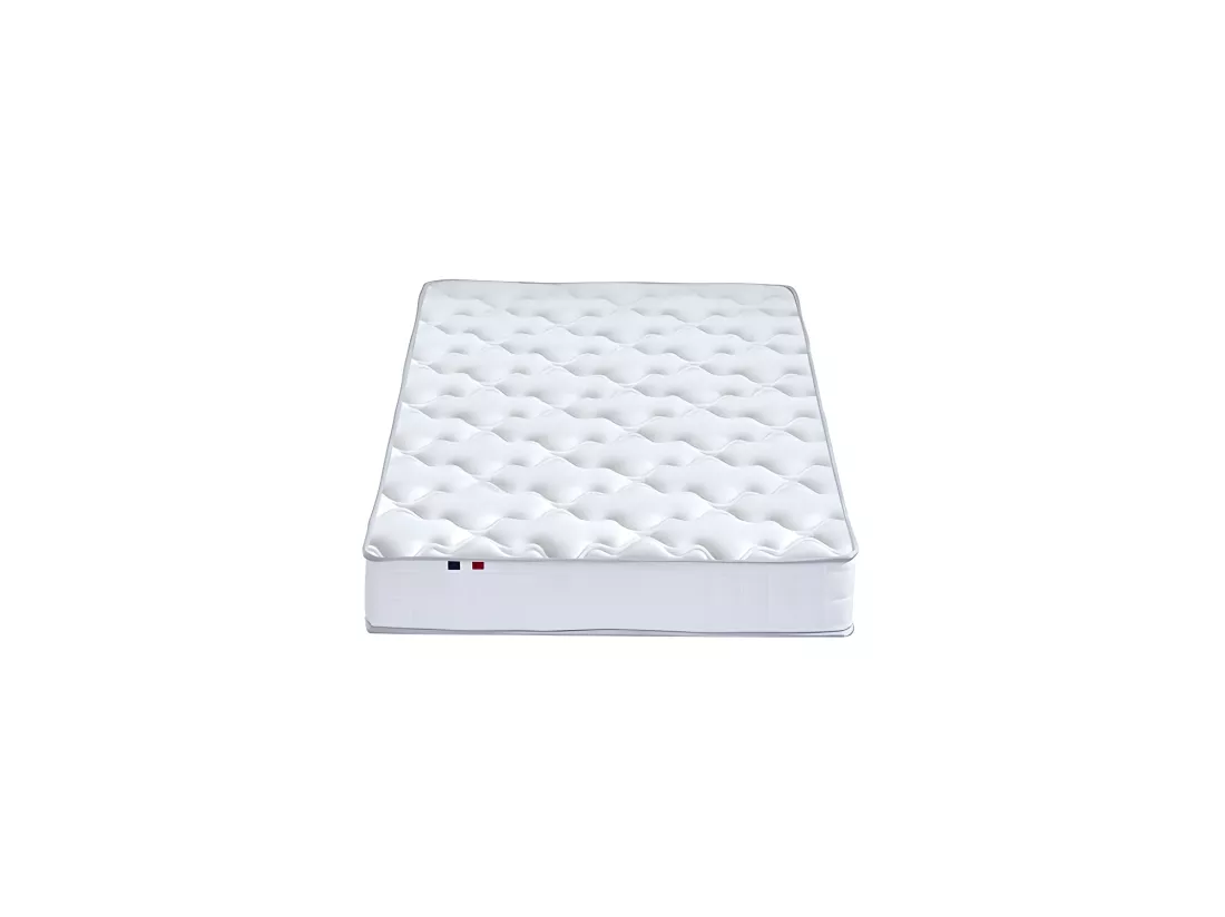 Matelas Mousse Haute Résilience + Latex 3 zones ESSENCE - made in France Dimensions - 90 x 190 cm