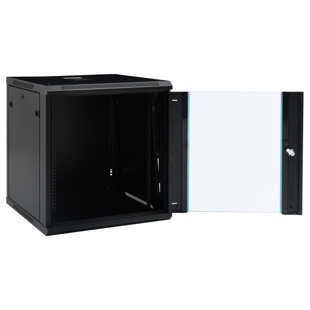 vidaXL Wandgemonteerde serverkast 12U, 19\