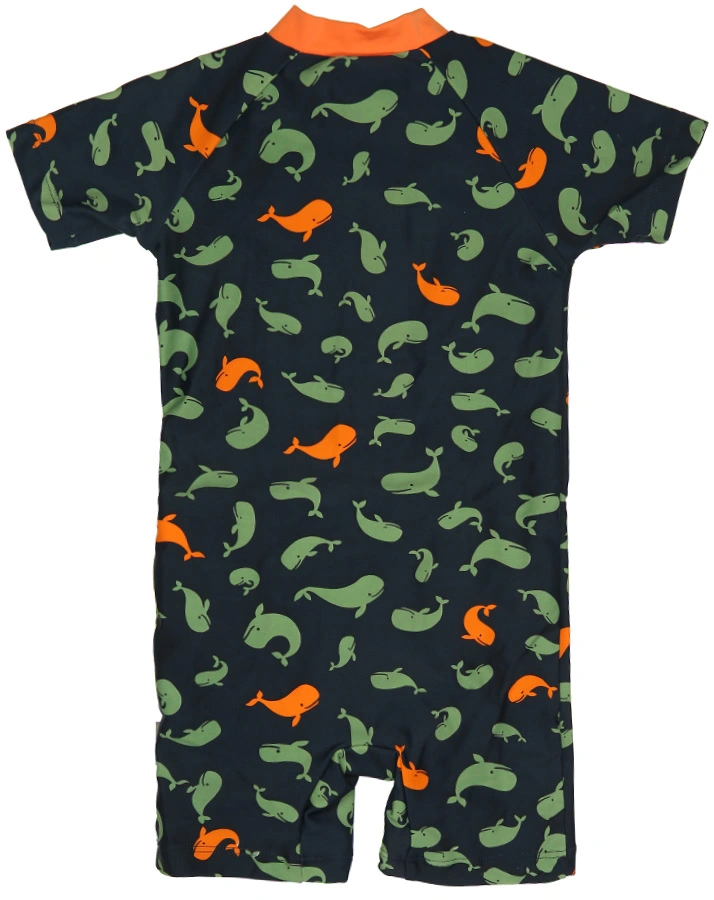Schwimmanzug WAL in marine/oliv
