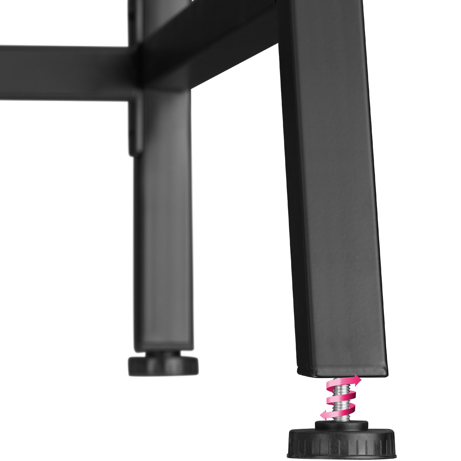 tectake® Schreibtisch, Industrial Style, trapezförmiges Gestell, 100 x 50 x 77 cm