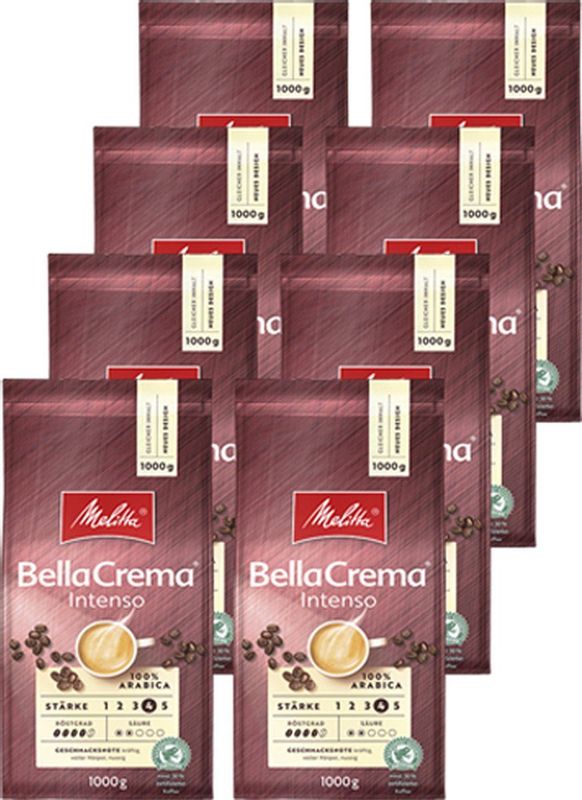 Melitta BellaCrema Intenso Bonen – 8 KG