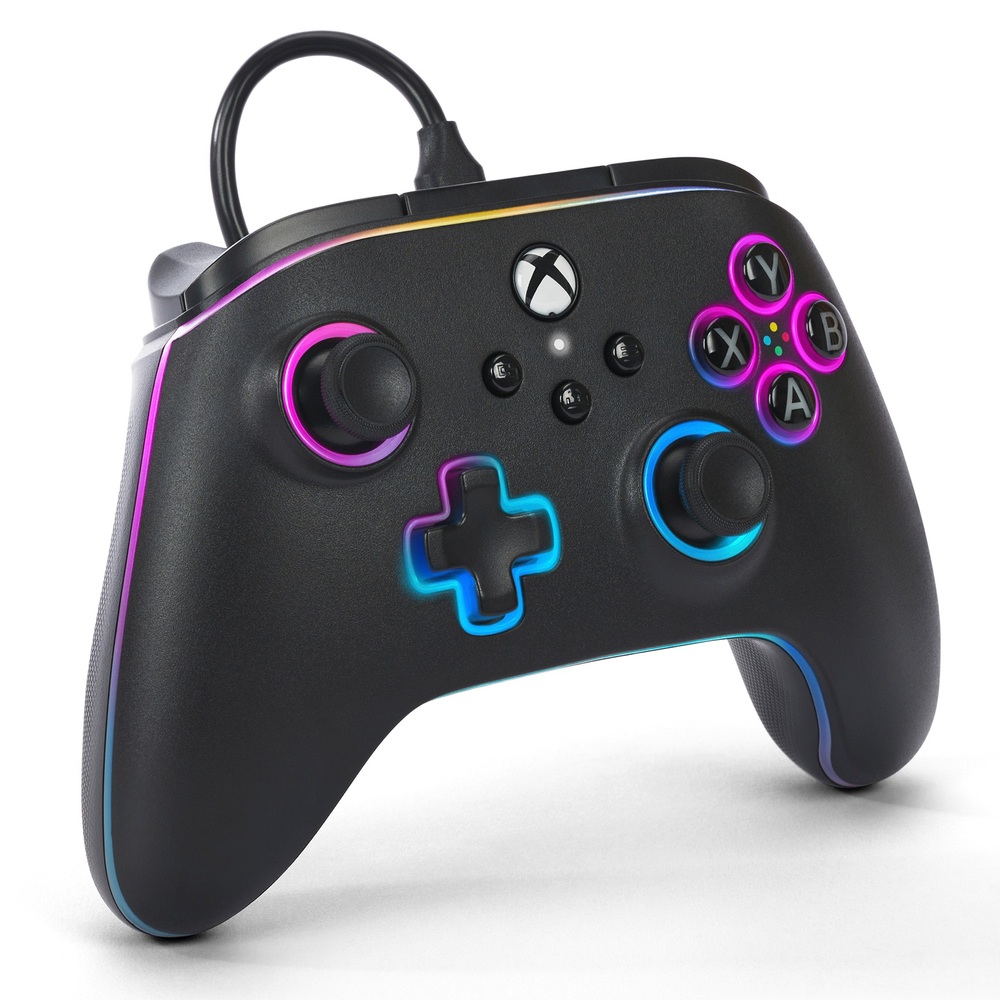 PowerA Advantage Kabelgebundener Controller für Xbox Series X|S mit Lumectra – Schwarz