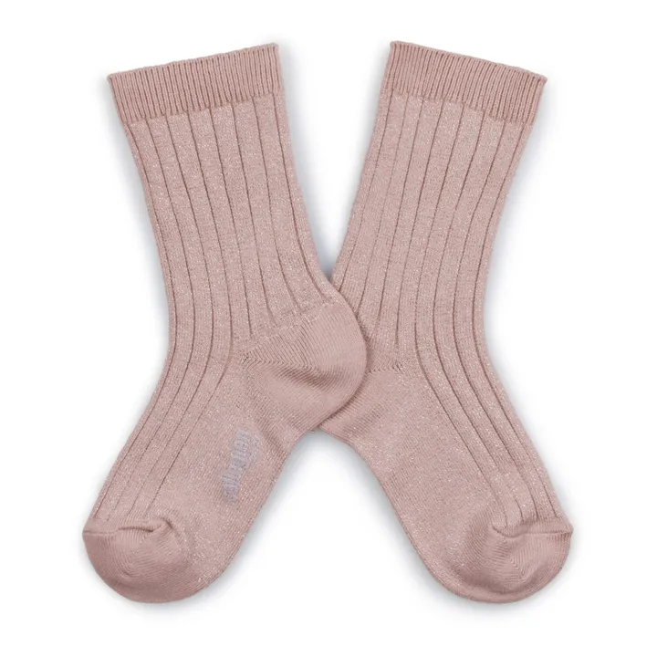 Collégien Chaussettes Victoire | Vieux Rose