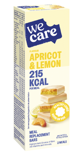 WeCare Meal Replacement Bars Apricot & Lemon 116GR