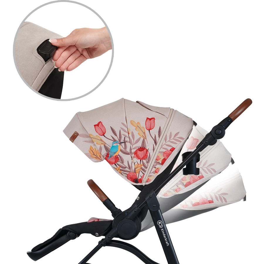 Kinderkraft Buggy ALL ROAD Bird Pattern