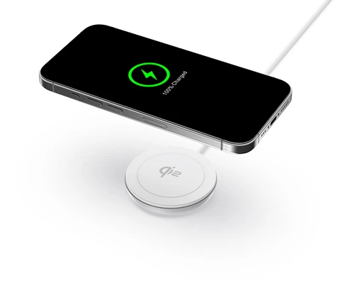 Andersson Qi2/Magnetic Wireless Charge Cable 15W white 1m
