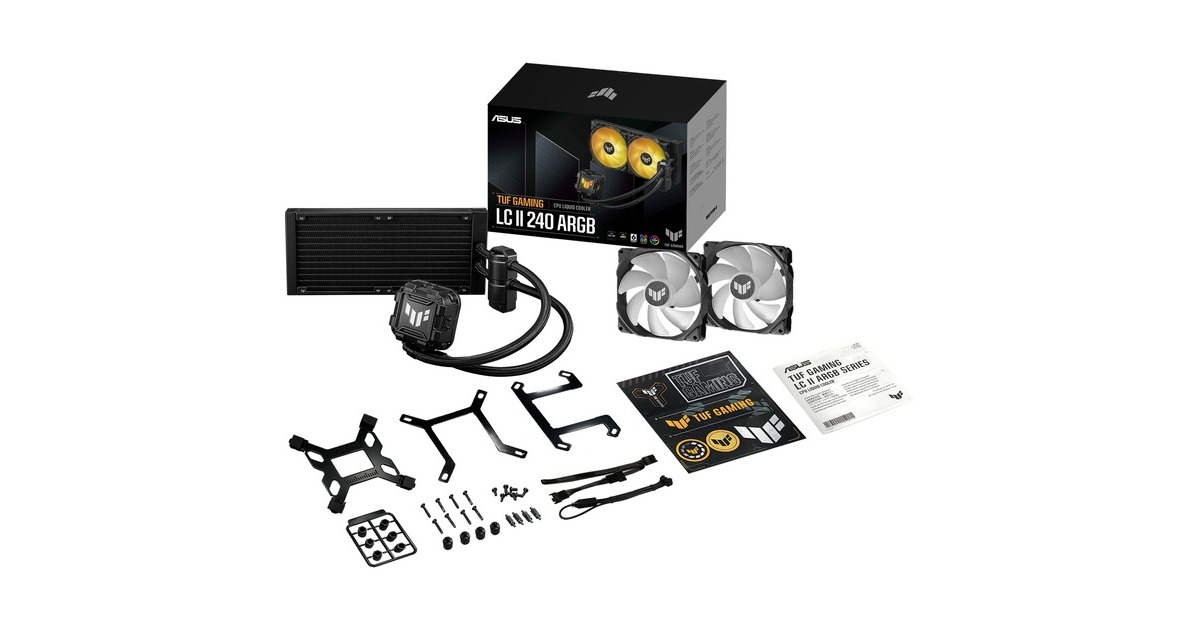 ASUSTUF Gaming LC II 240 ARGB waterkoeling  (Zwart, 4-pins PWM fan-connector)