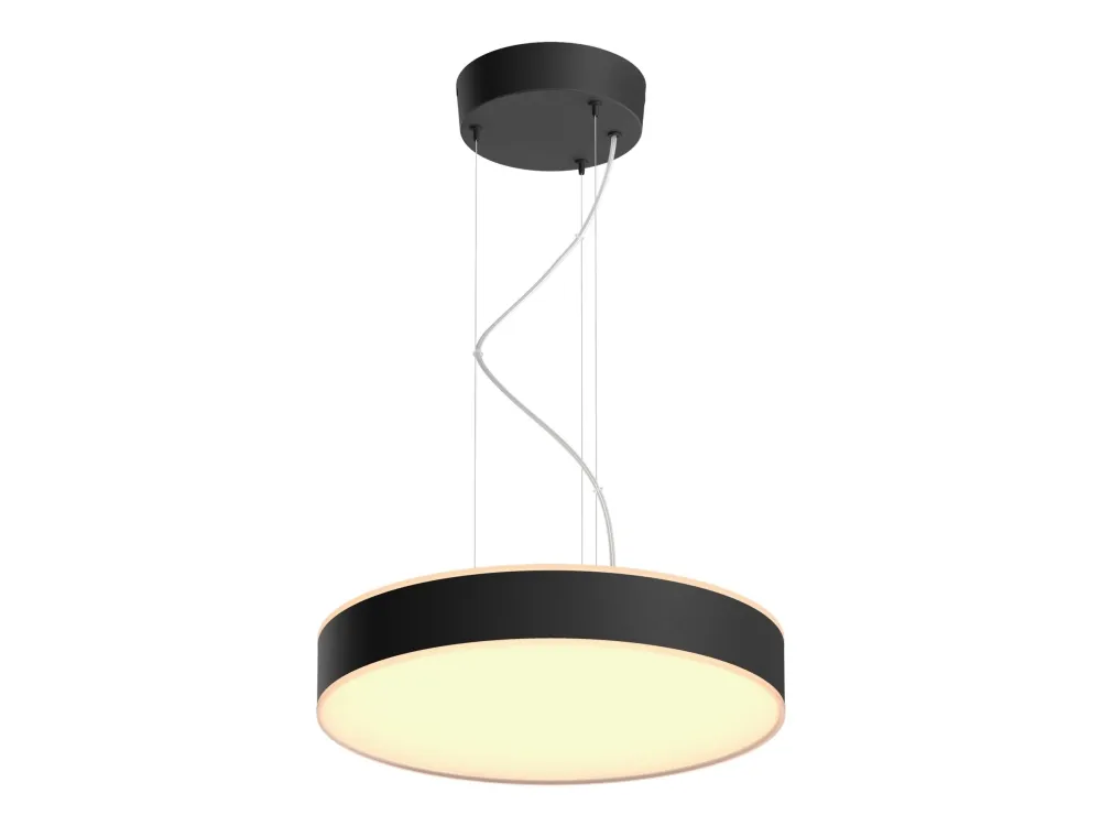 Philips Hue White ambiance Enrave - Vedhængslampe - LED - 33.5 W - klasse F - varmt til køligt hvidt lys - 2200-6500 K - sort