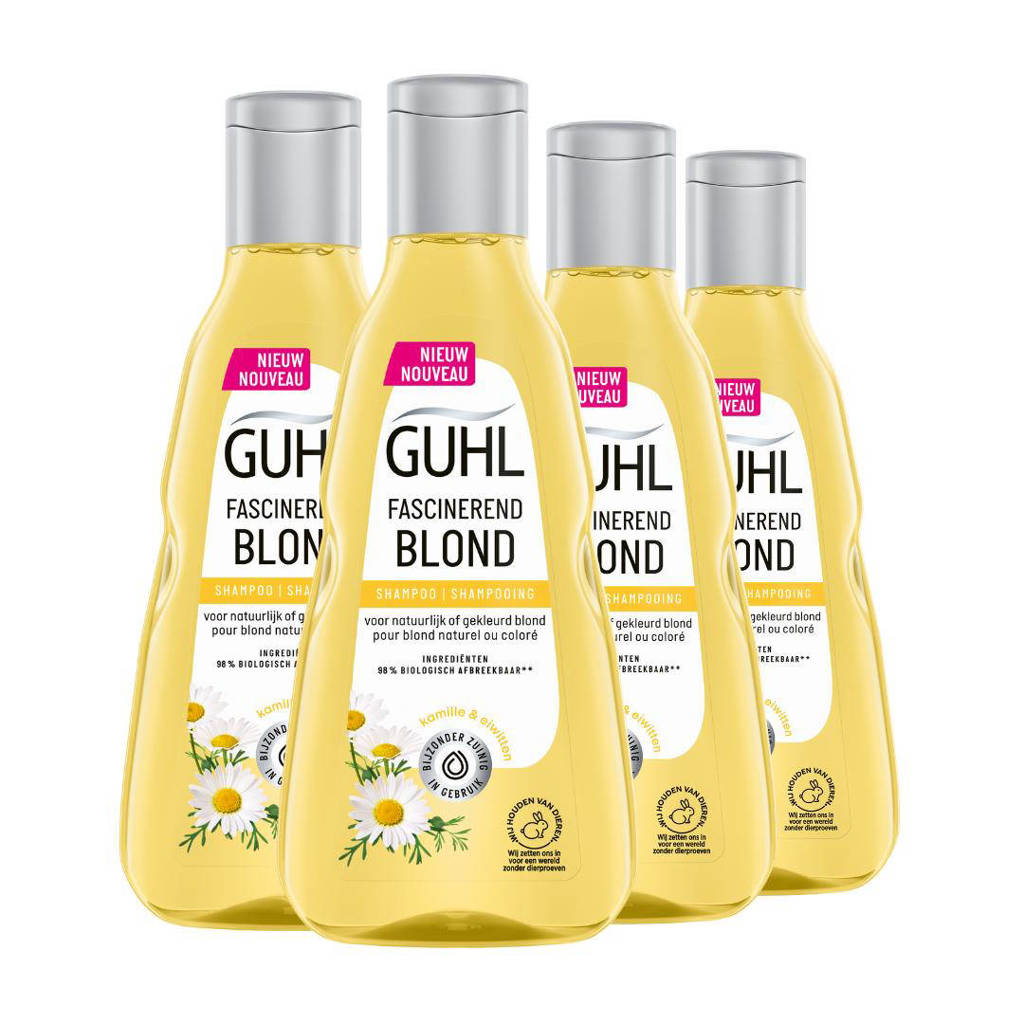 Fascinerend Blond shampoo - 4 x 250 ml - voordeelverpakking