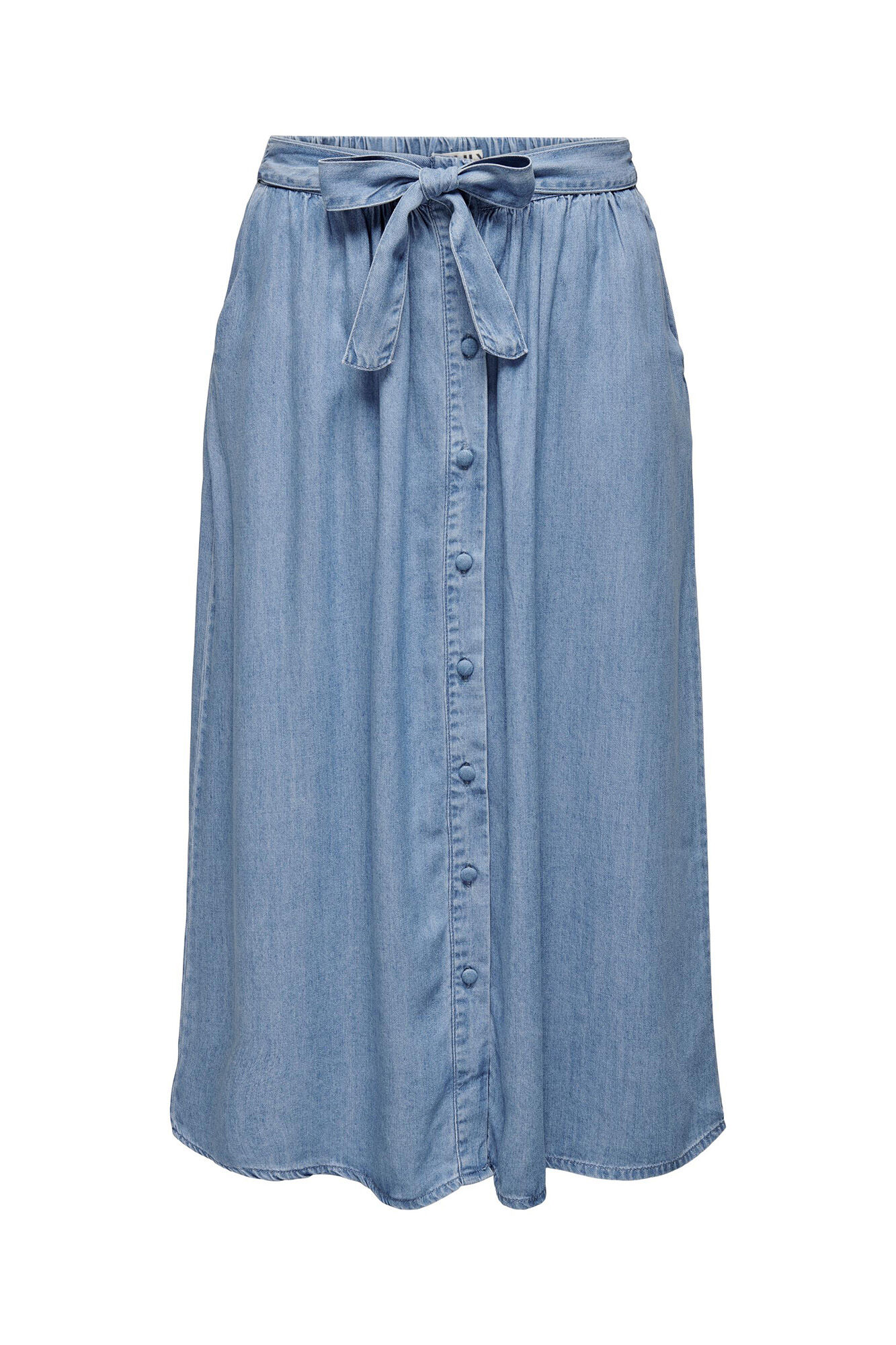 Saia midi de Tencel