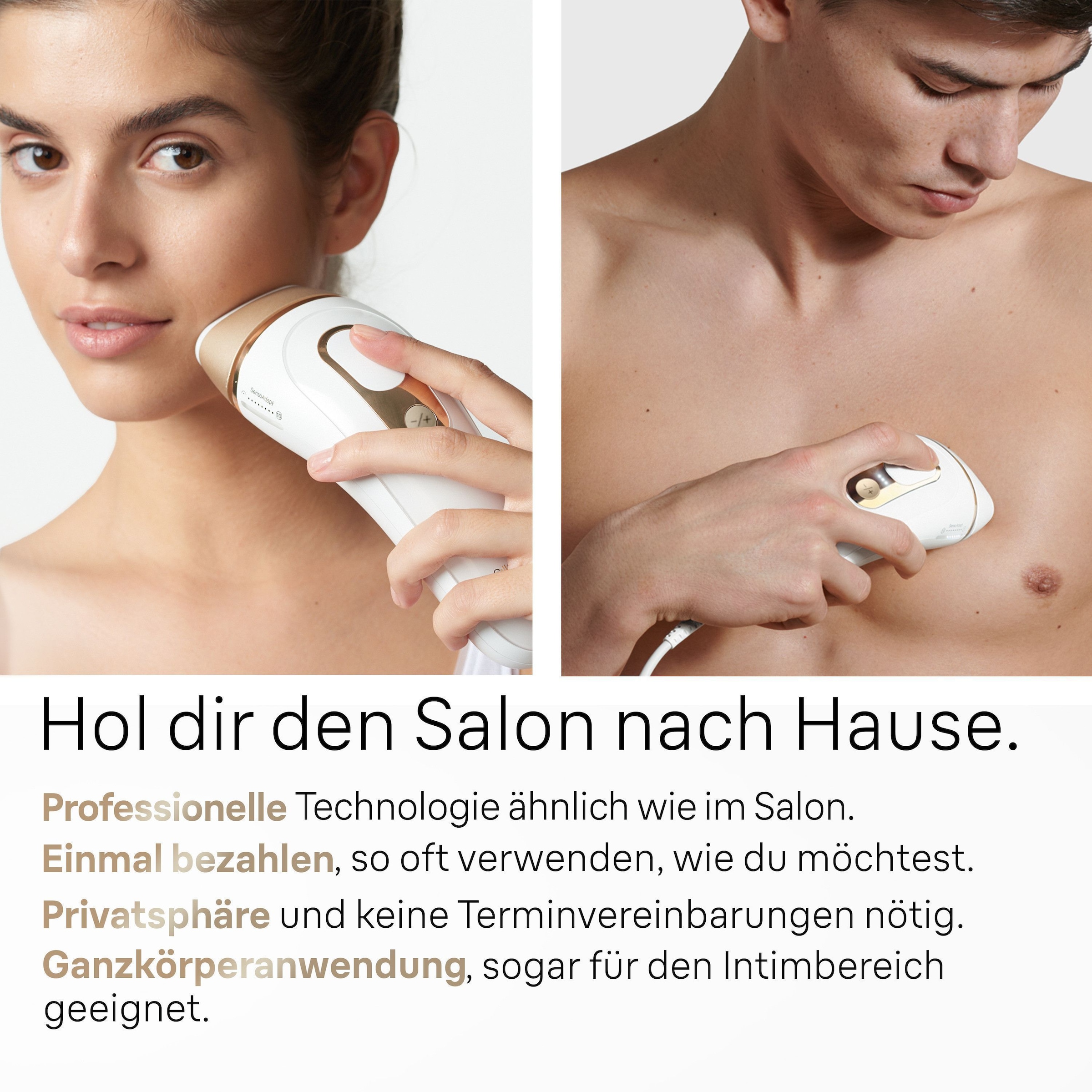 Braun IPL-Haarentferner »Silk·expert Pro 5 PL5152« pro Minute bis zu 125 Lichtimpulse 2 Aufsätze, Venus Rasierer &  Aufbewahrungstasche