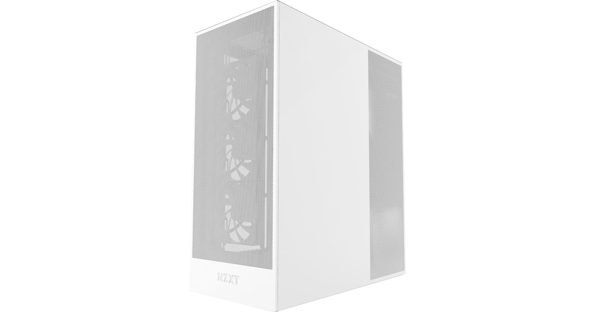 NZXTH7 Flow (2024) midi tower behuizing  (Wit | 2x USB-A | 1x USB-C | Tempered Glass)
