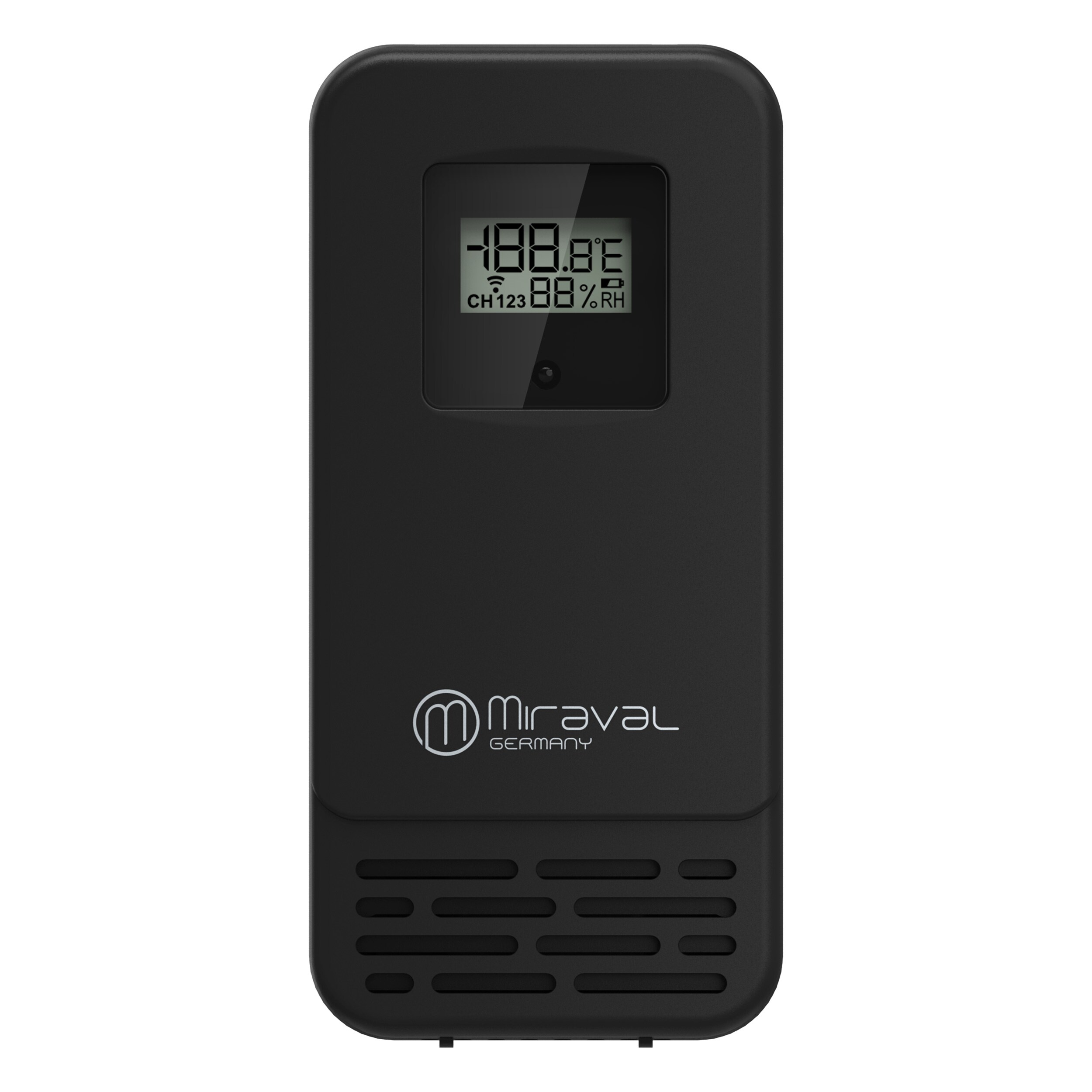 MiravalW-LAN Design Wetterstation mit TUYA-App 1x Sensor Smart-Home Wettervorhersage Mondphase UV-Index Komfortanzeige