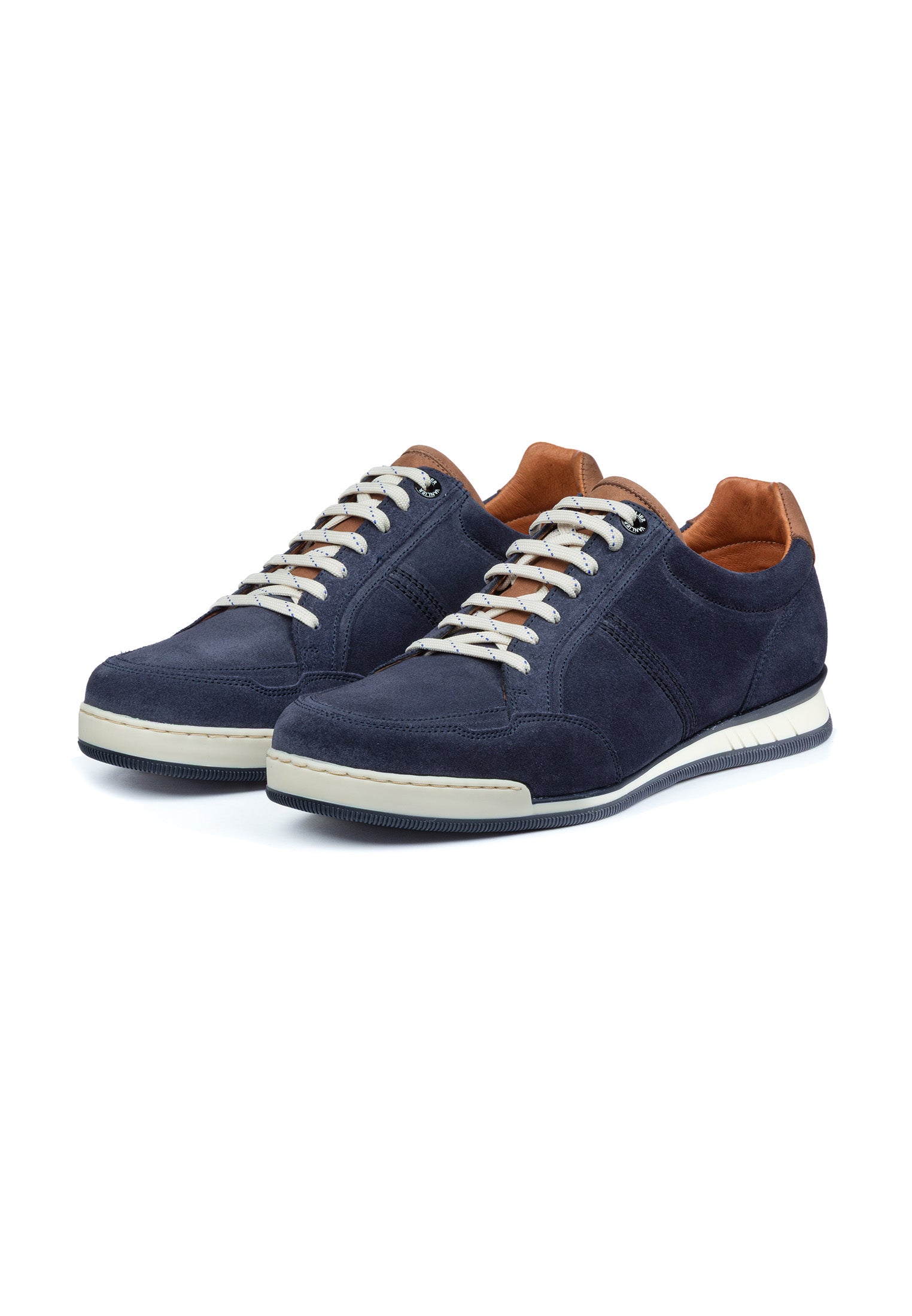 Navy blauw suède Magnus sneaker