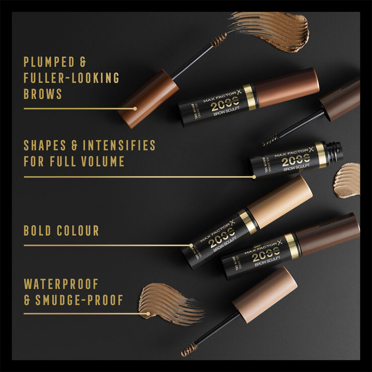 Max Factor MAX FACTOR 2000 Calorie Volumizing Brow Gel Brown