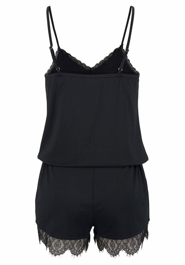 LASCANA Playsuit , mit Spitzensaum