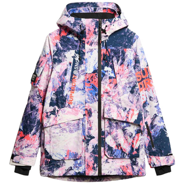 Veste de ski SUPERDRY ULTIMATE RESCUE JACKET MOUNTAIN MESH PURPLE