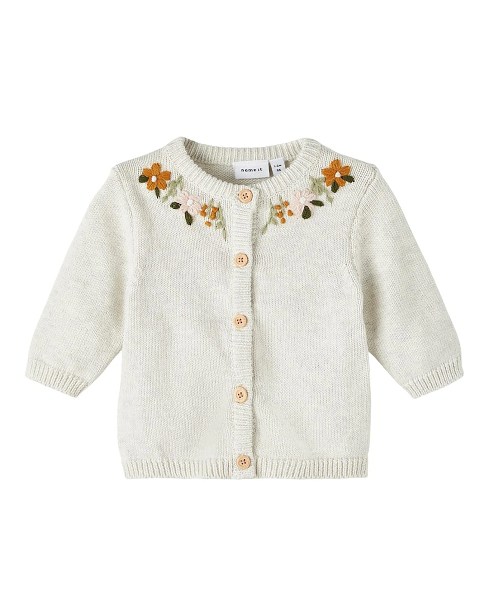 Strickjacke NBFOSINE in peyote melange