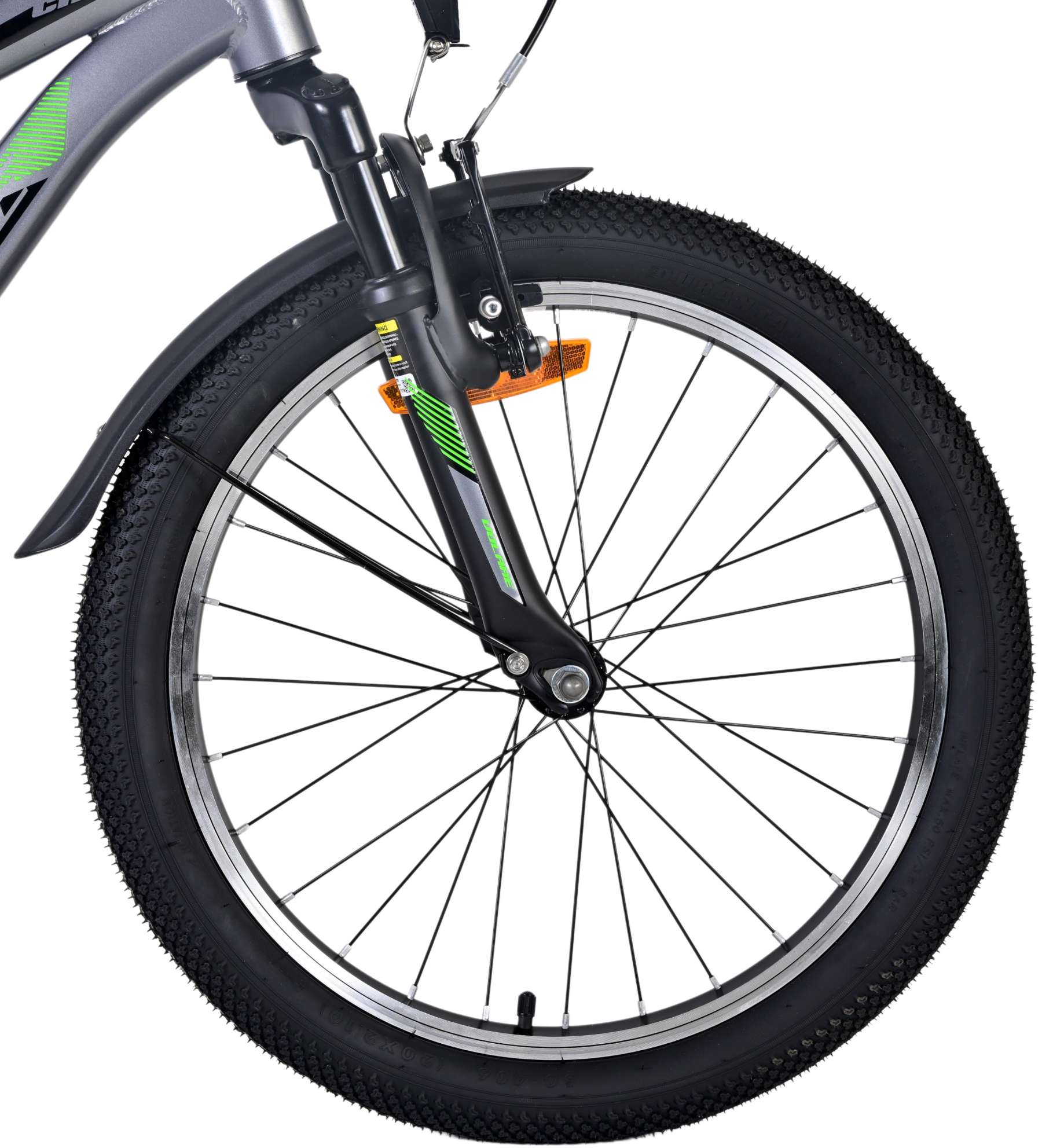 Kinderfahrrad Cross Fahrrad für Jungen 20 Zoll Kinderrad in Dunkelgrau