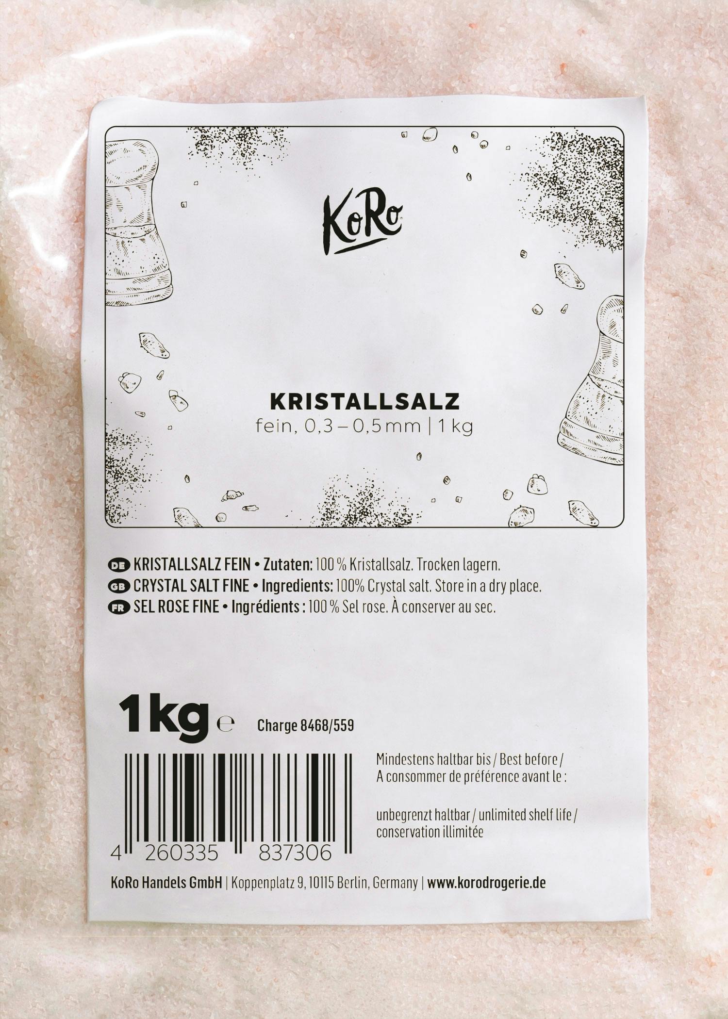Feines Kristallsalz 1 kg
