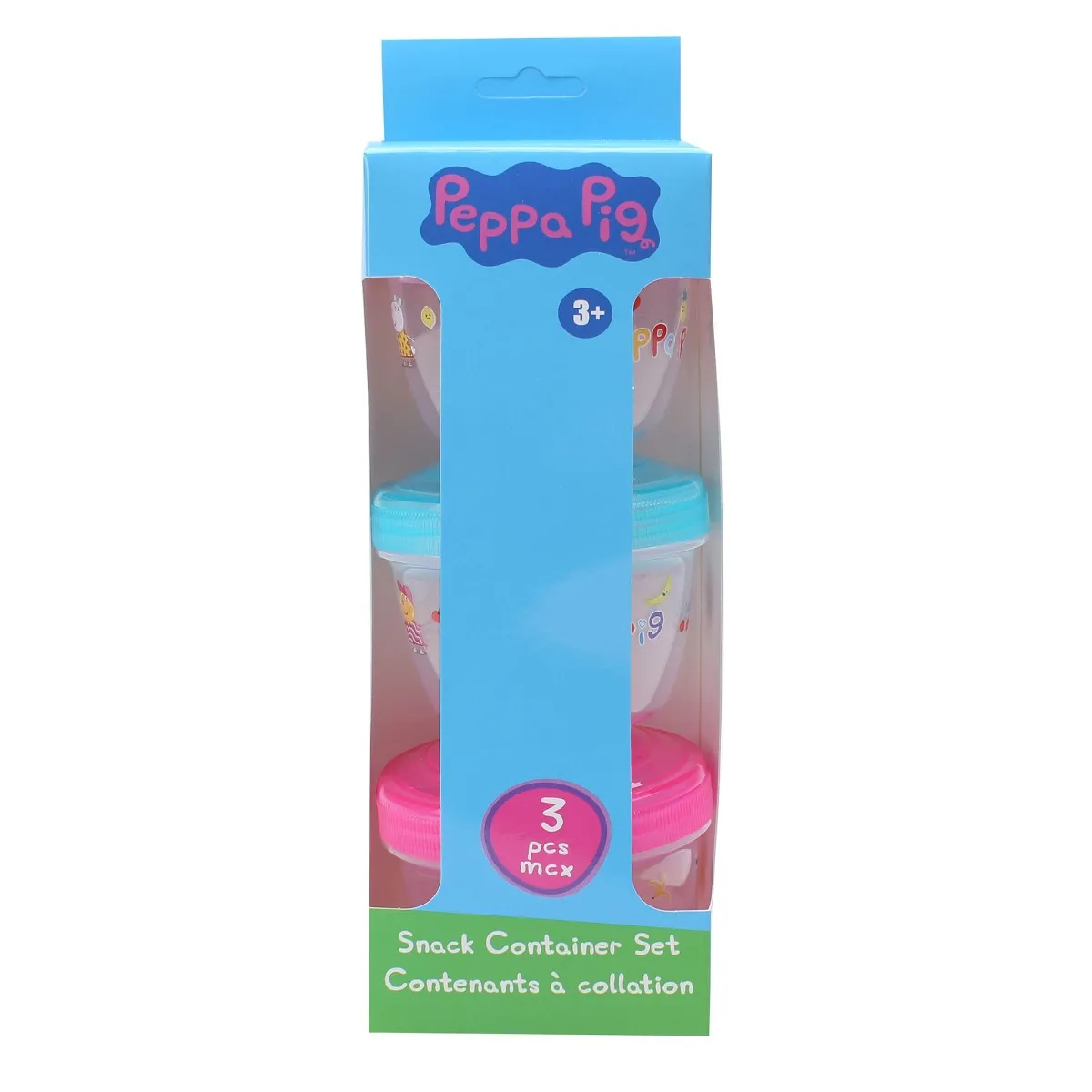 Peppa Pig Ensemble (3) Contenants Peppa Pig