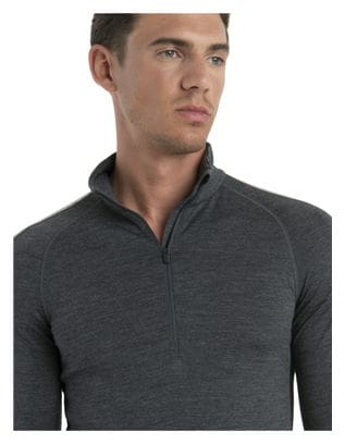 Baselayer Manches Longues Icebreaker Merinos 200 ZoneKnit Gris