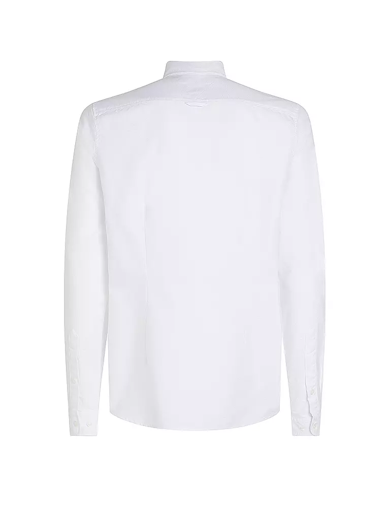 TOMMY HILFIGER Hemd Slim Fit weiss