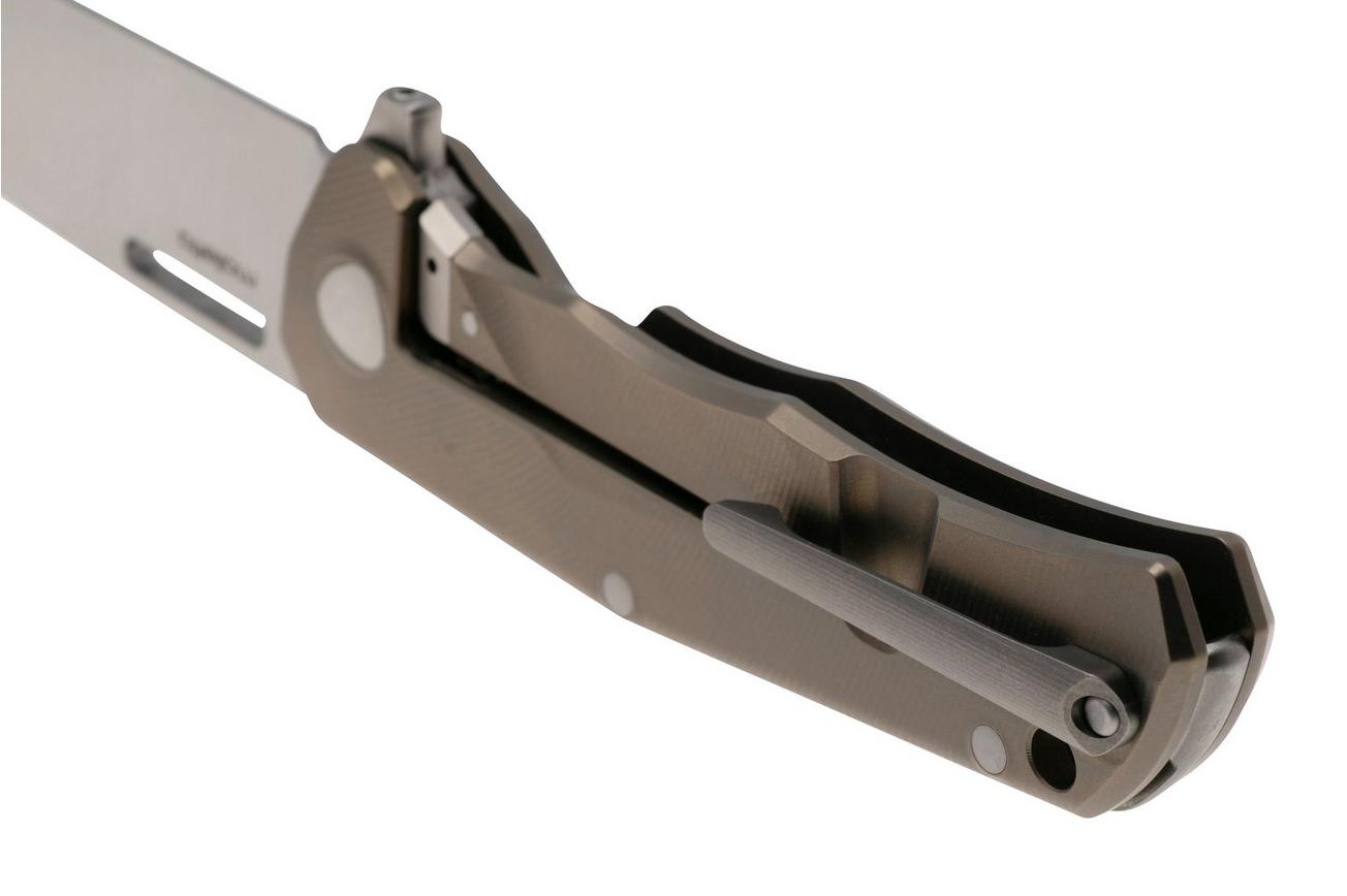 LionSteel Q4ttro, Satin MagnaCut, Bronze Titanium Carbon Fiber Inlay, zakmes, Michele Pensato design