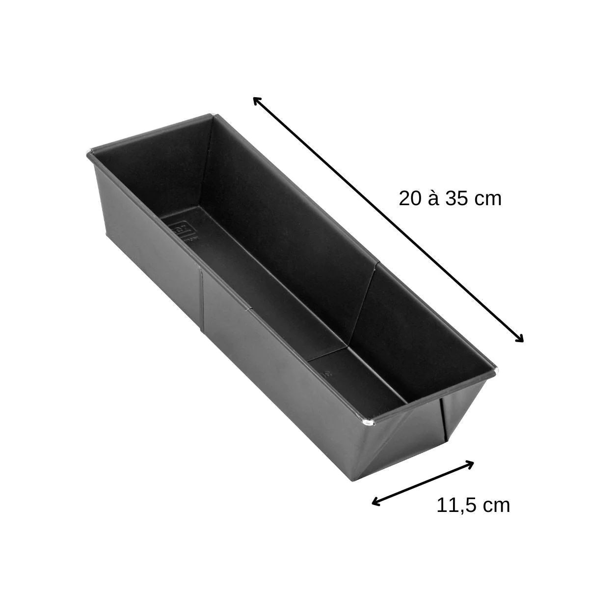 Lot de 2 moules à cakes extensibles 20 à 35 cm Zenker Black Metallic Z