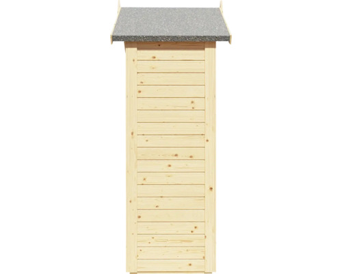 Wandhuishut met vloer 134 x 86 cm natuurlijk
